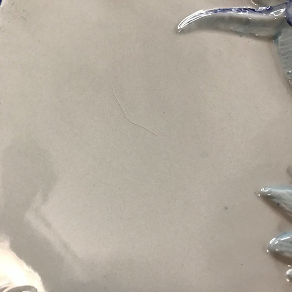 San Marco Round Salad/Dessert Plate Made in Italy Shells Starfish Approx 8.75" - Picture 7 of 8